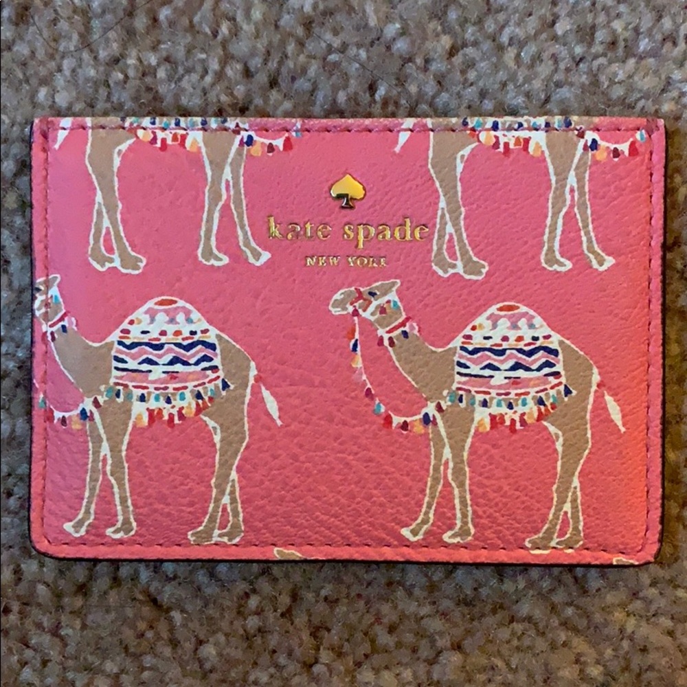 Kate Spade Camel Card Case
